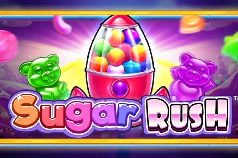 Sugar Rush candy and rocket illustration